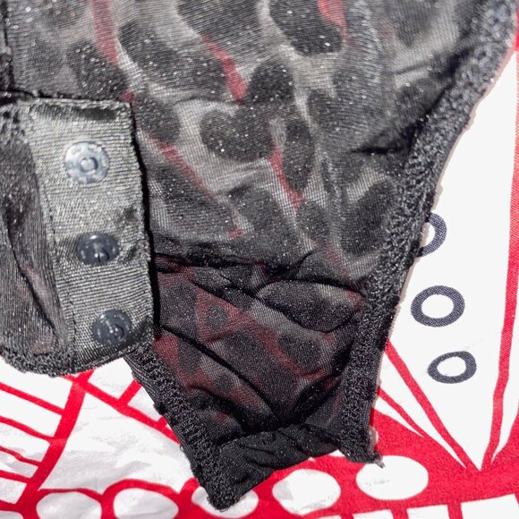Velvet Sheer Leopard Bodysuit - Picture 7 of 11